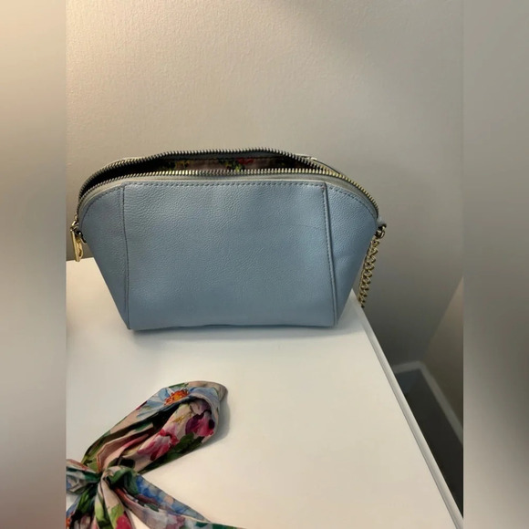 Betsey 💋 Johnson Women's XO Anaya Crossbody with Scarf and Chain Strap  Handbag - Picture 8 of 10